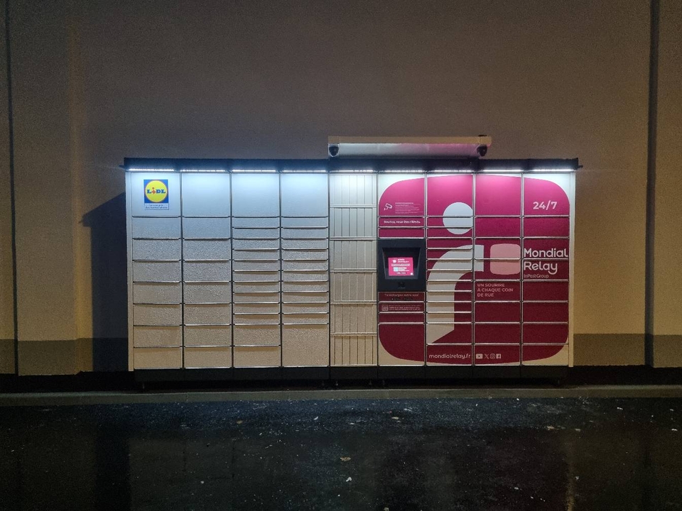 Locker 24/7 Lidl Chateau Renauld, 7 7 Place du Général de Gaulle, 37110 Château-Renault