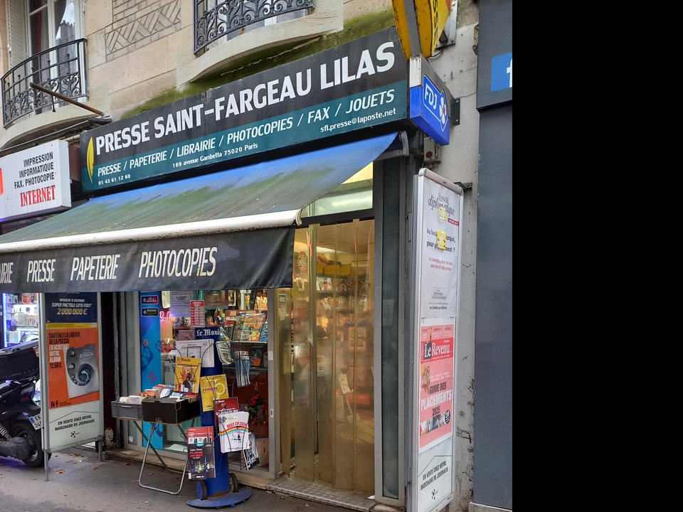 Press St Fargeau les Lilas, 189 Avenue Gambetta, 75020 Paris