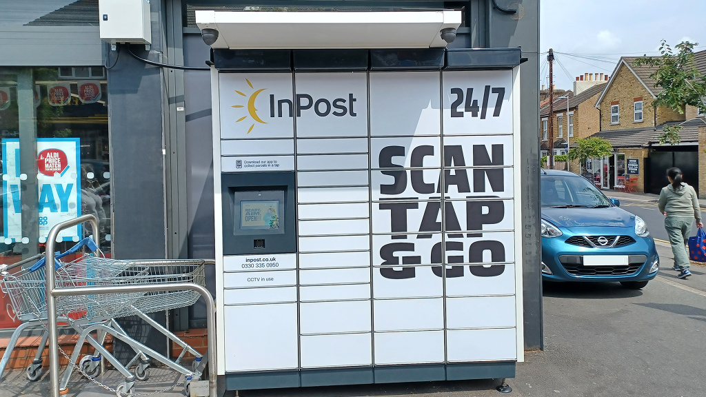 Foto del casillero de InPost: InPost UK00102554