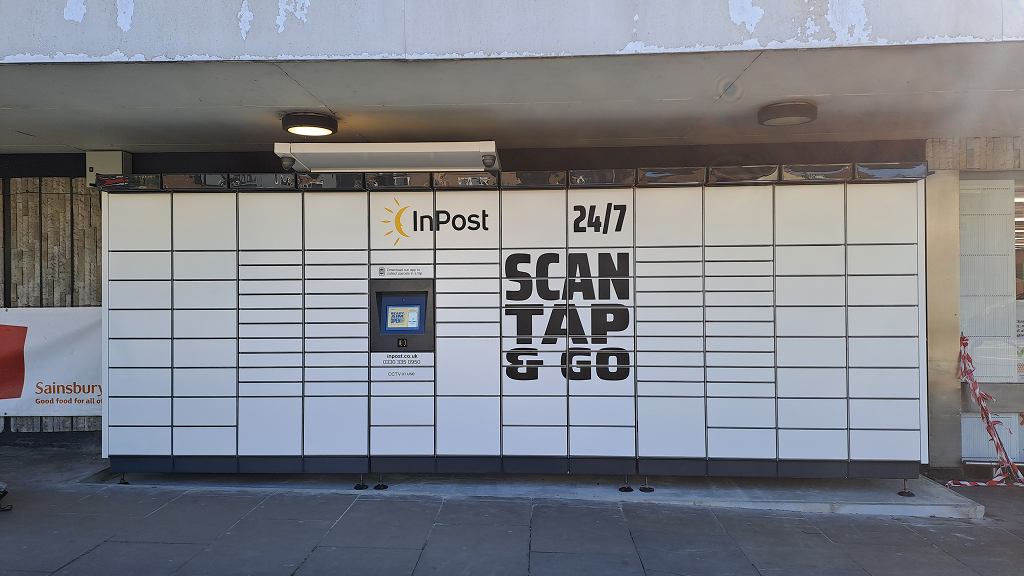 InPost's photo of the locker: InPost UK00093817