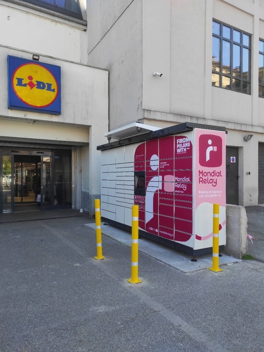 Locker 24/7 Lidl, 87 87 Rue Greuze, 69100 Villeurbanne