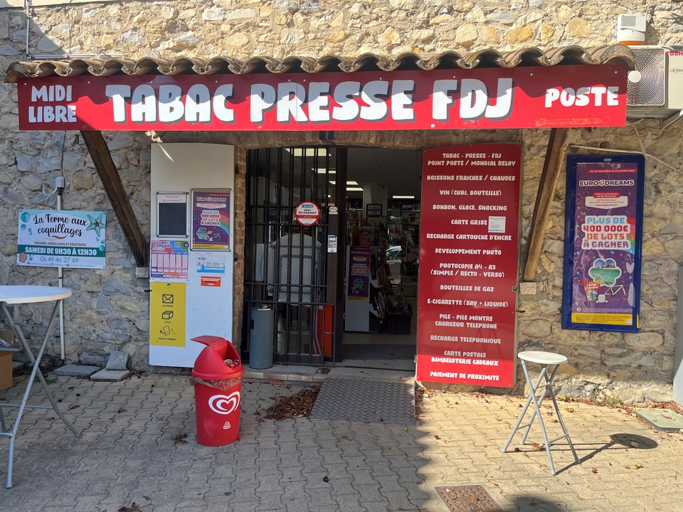 Tabac Presse Loto, 9 Avenue des Glycines, 30720 Ribaute-les-Tavernes