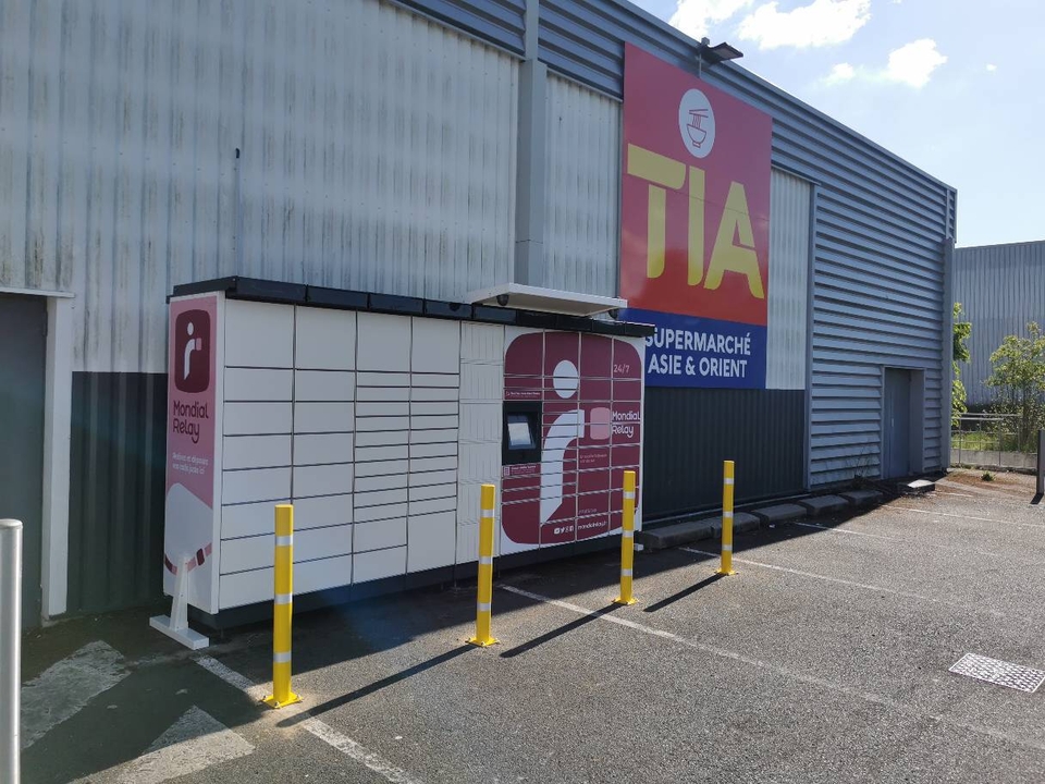 Locker 24/7 Tia Supermarche Notre Dame d'Oe, 9 9 Rue Jean Monnet, 37390 Notre-Dame-d'Oé