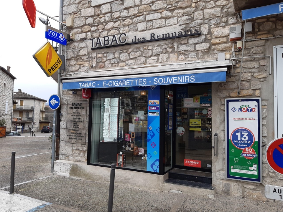 Tabac des Remparts, 36 Rue nationale, 07120 Ruoms