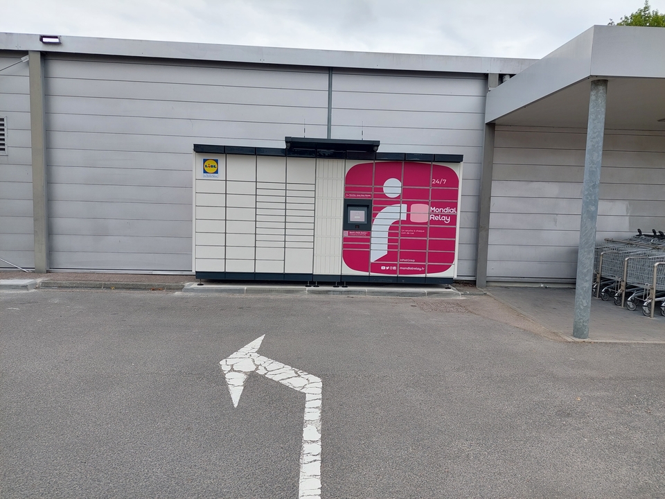 Locker 24/7 Lidl St Ouen, 175 Lieu-dit Le Village, 27310 Saint-Ouen-de-Thouberville