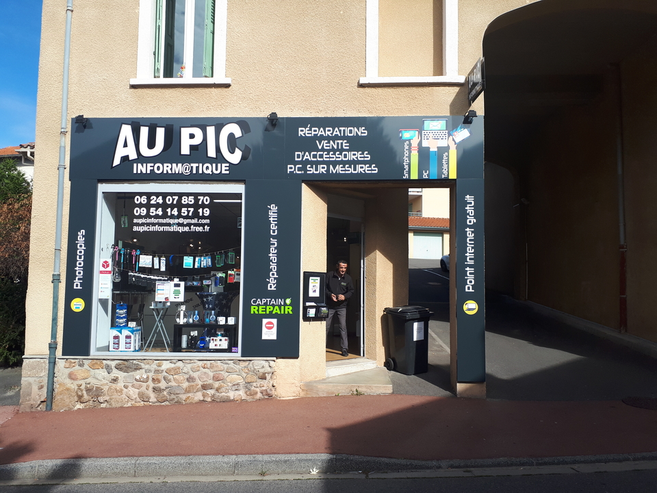 Au Pic Informatique, 6 Rue Léon Portier, 42610 Saint-Romain-le-Puy
