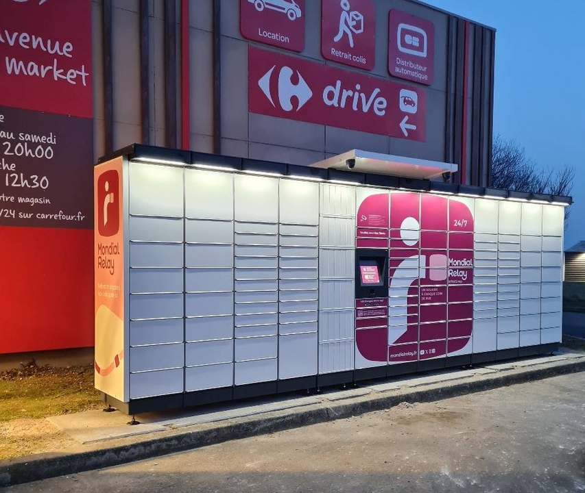 Locker 24/7 Carrefour Market 80270 Airaines, 7 Chaussée d'Abbeville, 80270 Airaines
