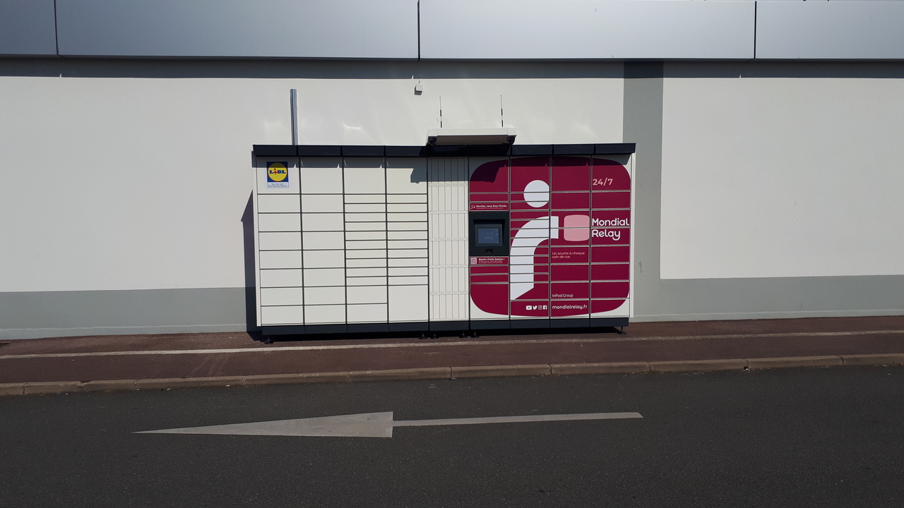 Locker 24/7 Lidl Coquelles, Place de Cantorbery, 62231 Coquelles