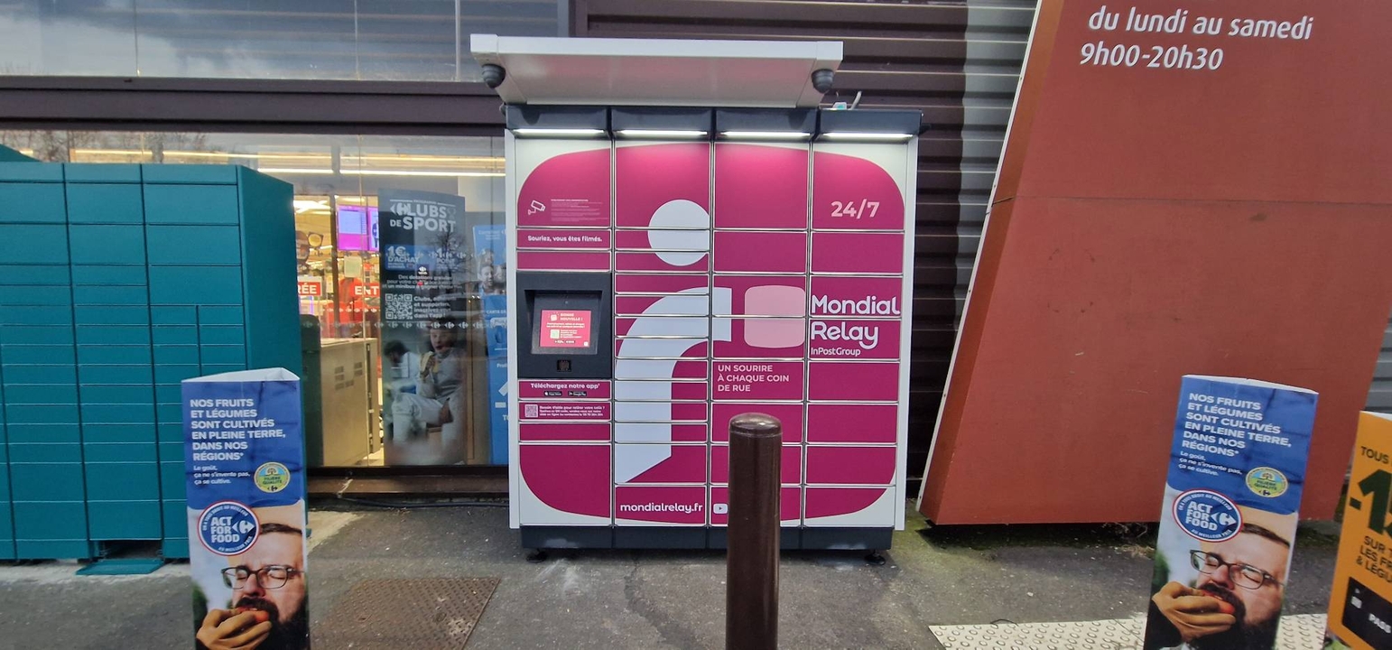 Locker 24/7 Carrefour Market 95270 Luzarches, 13 Rue Charles Baudelaire, 95270 Luzarches