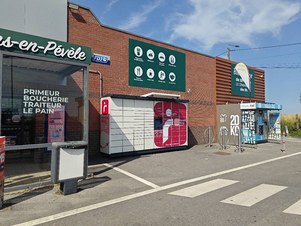 Locker 24/7 Carrefour Contact, 1 1 Rue Saint-Jean, 59246 Mons-en-Pévèle