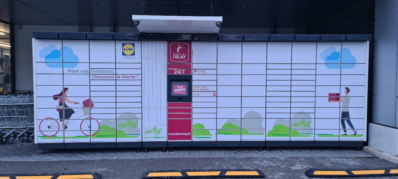 Locker 24/7 Lidl Oratoire, 2 Rue de l'Oratoire, 25000 Besançon