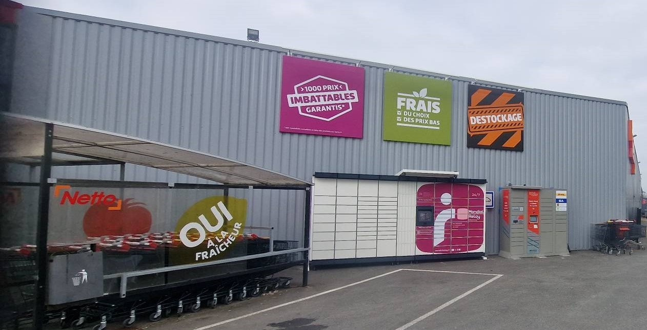 Locker 24/7 Netto Rochefort sur Mer, 2 Rue de Villeneuve-Montigny, 17300 Rochefort