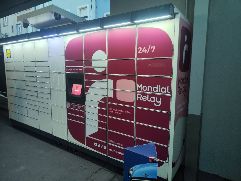 Locker Lidl Bale Mulhouse, 84 84 Rue de Bâle, 68100 Mulhouse