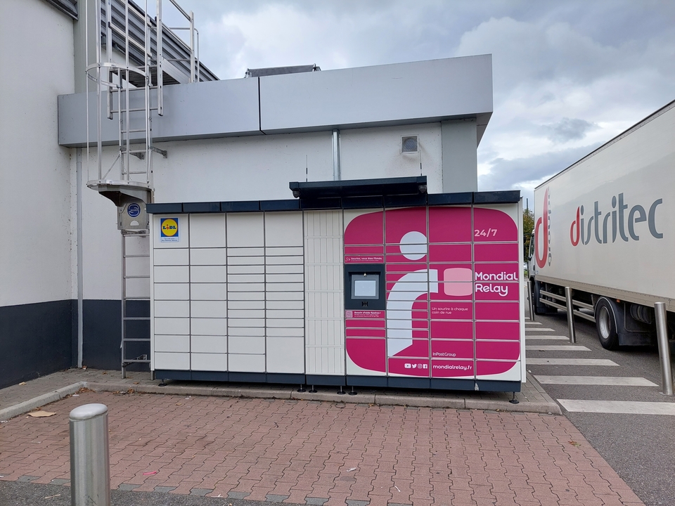 Locker 24/7 Lidl Illzach, 40 40 Rue de l'Ill, 68100 Illzach