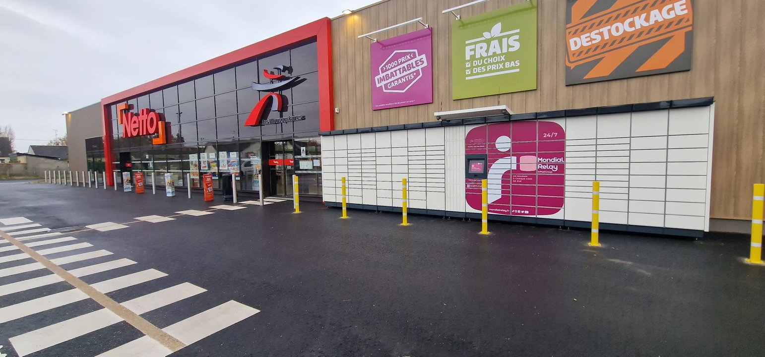 Locker 24/7 Netto 45150 Darvoy, 2 2 Rue de Puiseaux, 45150 Darvoy
