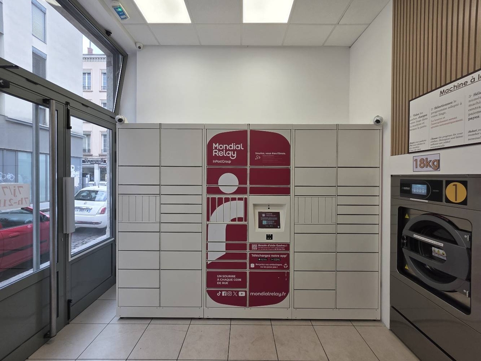 Locker Laverie Saxe Guillotiere, 6 6 Rue Chalopin, 69007 Lyon