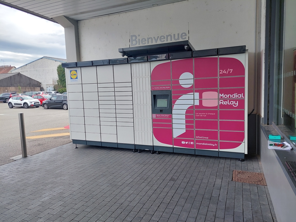 Locker 24/7 Lidl Altkirch, 10 10 Rue de l'Ill, 68130 Altkirch