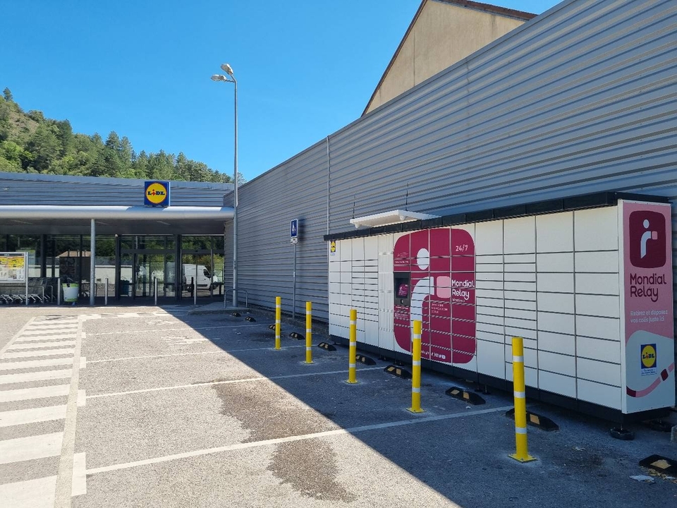 Locker 24/7 Lidl Le Vigan ., 210 Route du Pont de la Croix, 30120 Le Vigan