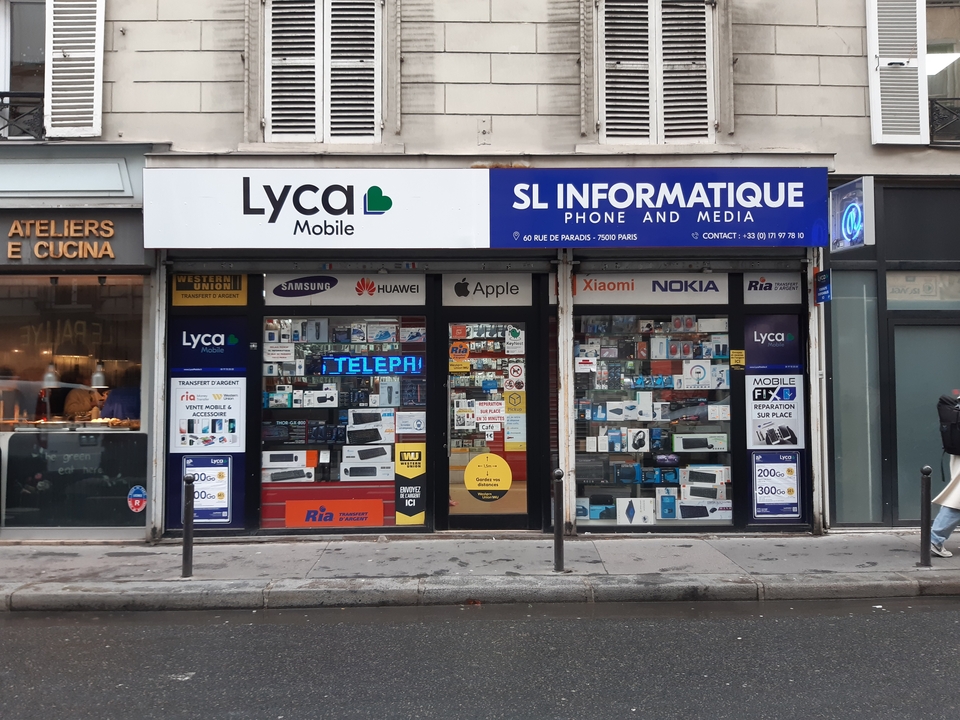 SARL Phone And Media, 60 Rue de Paradis, 75010 Paris