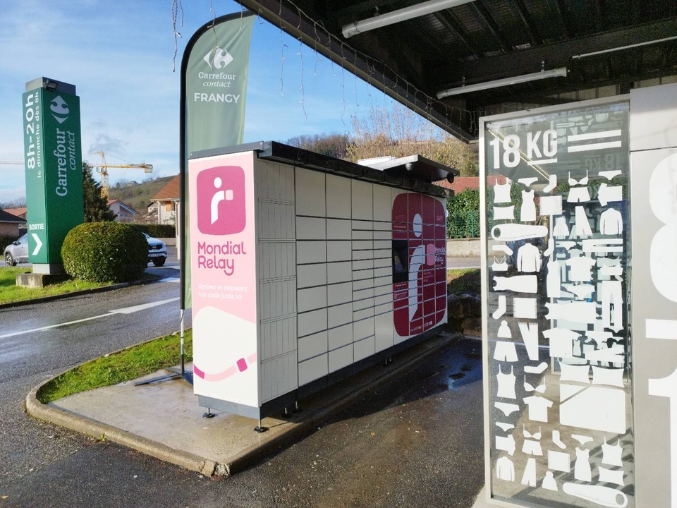 Locker 24/7 Carrefour Contact FRANGY, 149 5540 Rue de L’École, 74270 Frangy