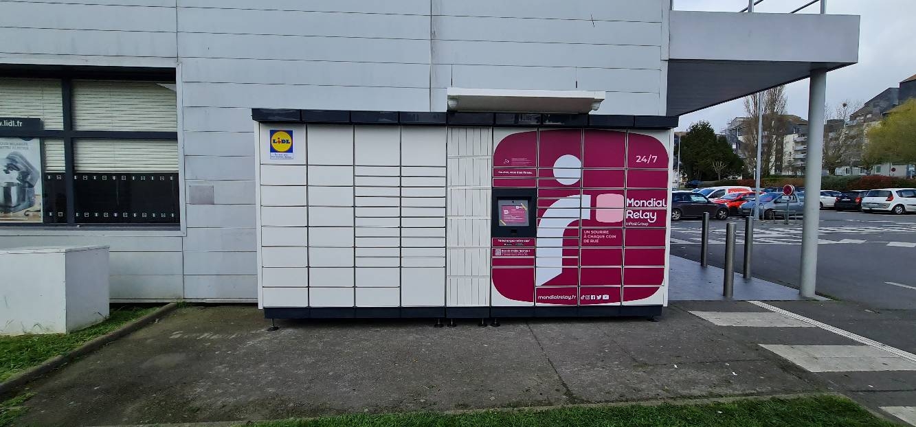 Locker 24/7 Lidl Alsace St Malo, 22 22 Rue d'Alsace, 35400 Saint-Malo
