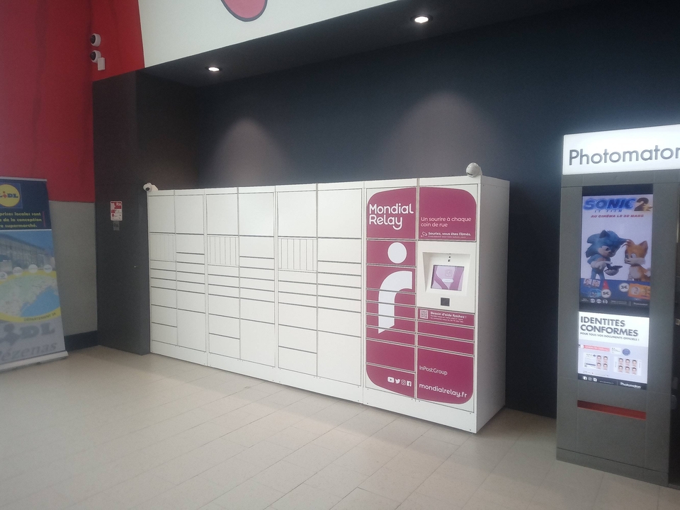 Locker Lidl Pezenas, Avenue Général de Gaulle, 34120 Pézenas
