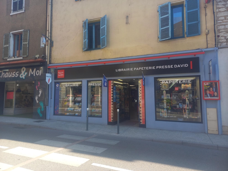 Librairie Papeterie David, 55 Grande Rue, 38510 Morestel