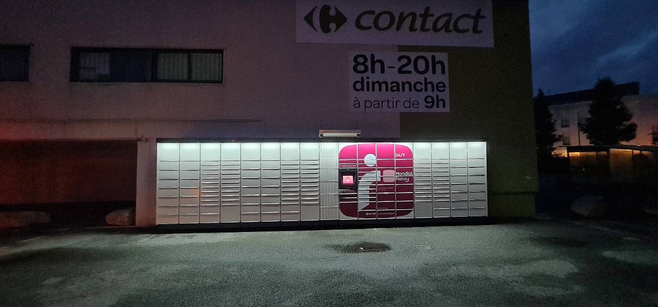 Locker 24/7 Carrefour Contact Plescop, 6 6 Rue du Verger, 56890 Plescop