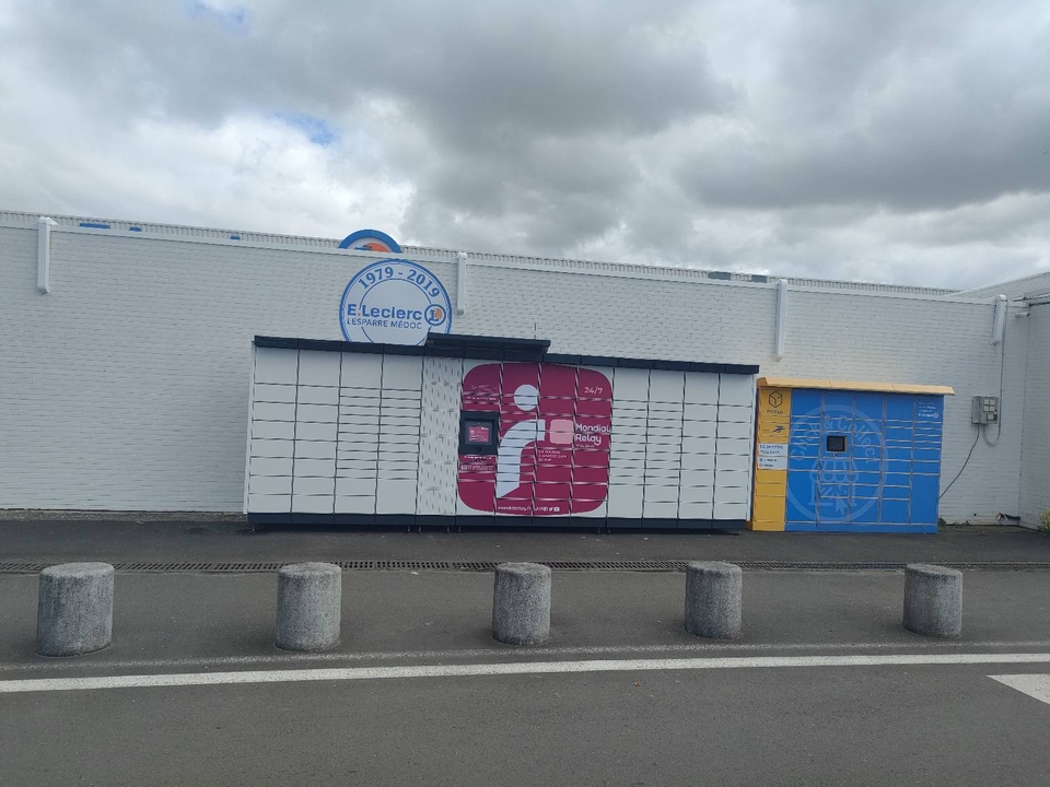 Locker 24/7 E.leclerc Lespart Medoc, Centre Commercial Terre Rouge, 33340 Lesparre-Médoc