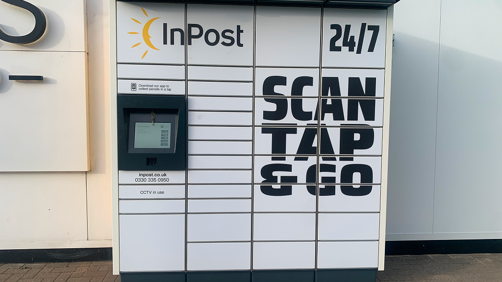 InPost's photo of the locker: InPost UK00106297