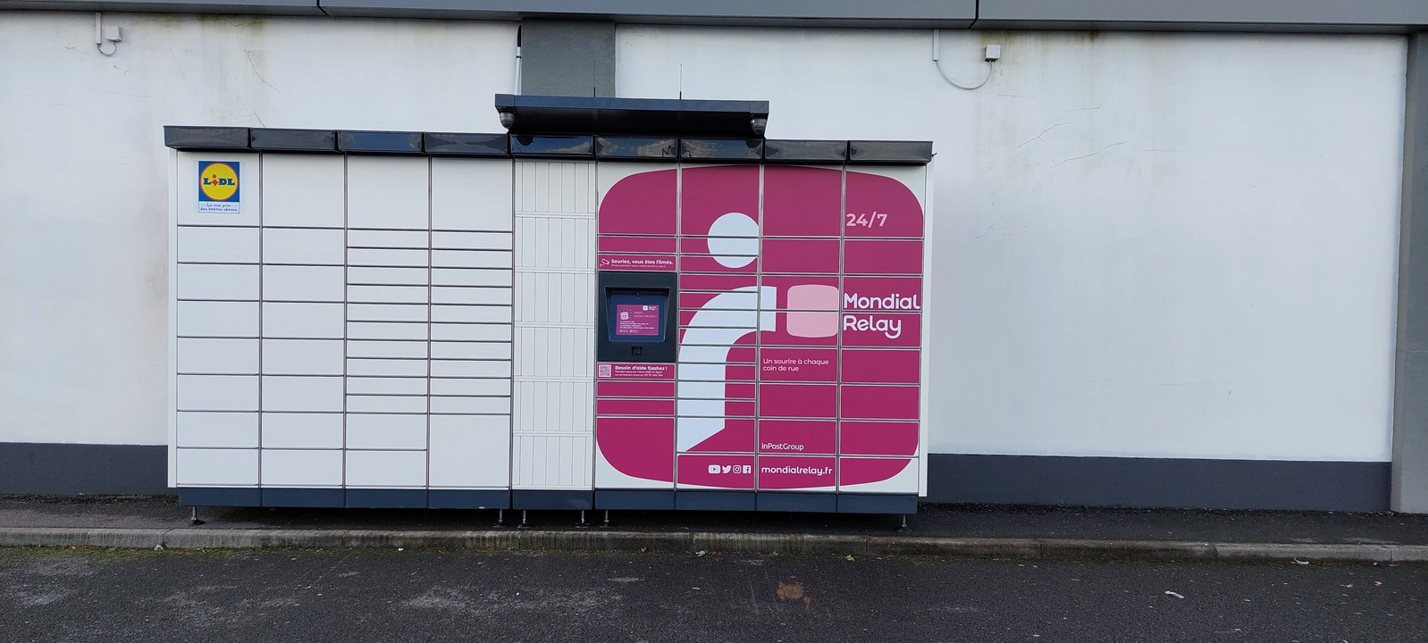 Locker 24/7 Lidl Plougastel, 90 Chemin Pennker Bihan, 29470 Plougastel-Daoulas