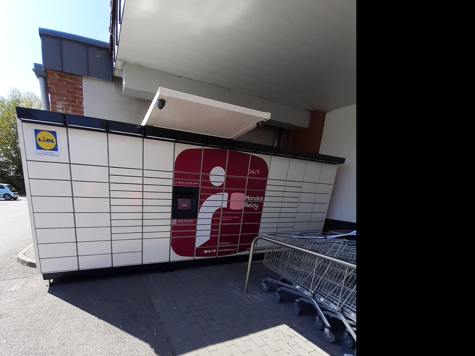 Locker 24/7 Lidl Wambrechies, 92 92 Rue de Marquette, 59118 Wambrechies