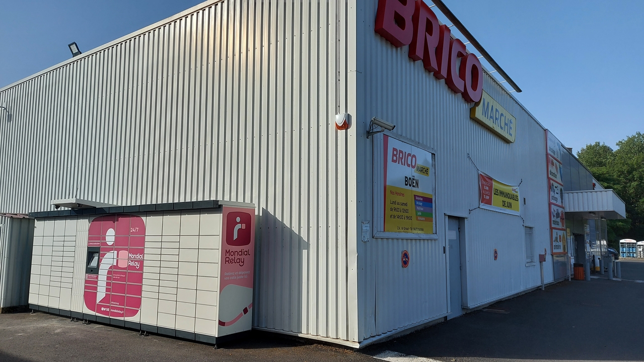 Locker 24/7 Bricomarche Boen, 600 600 Chemin de Giraud, 42130 Boën-sur-Lignon