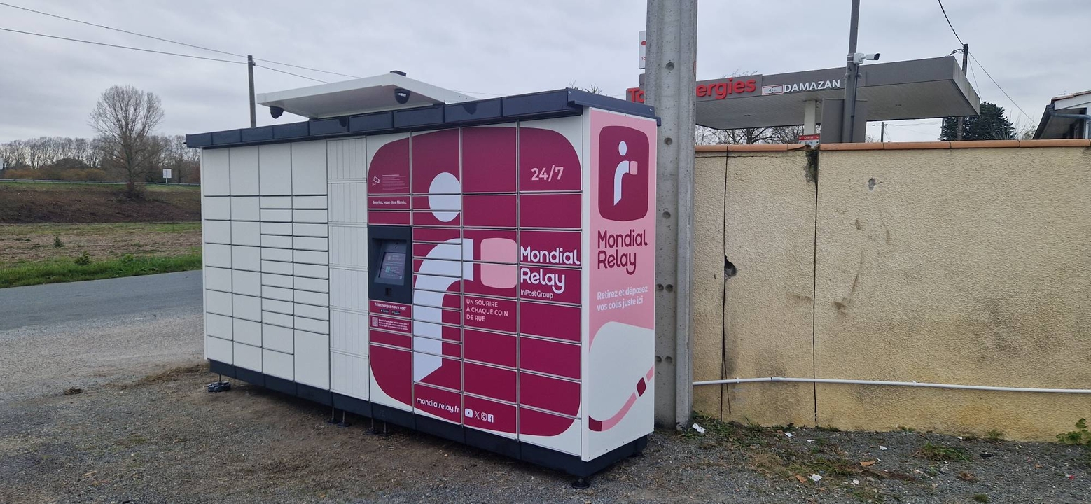 Locker 24/7 Total Energie Damzan, 5 5 Avenue du 8 Mai 1945, 47160 Damazan