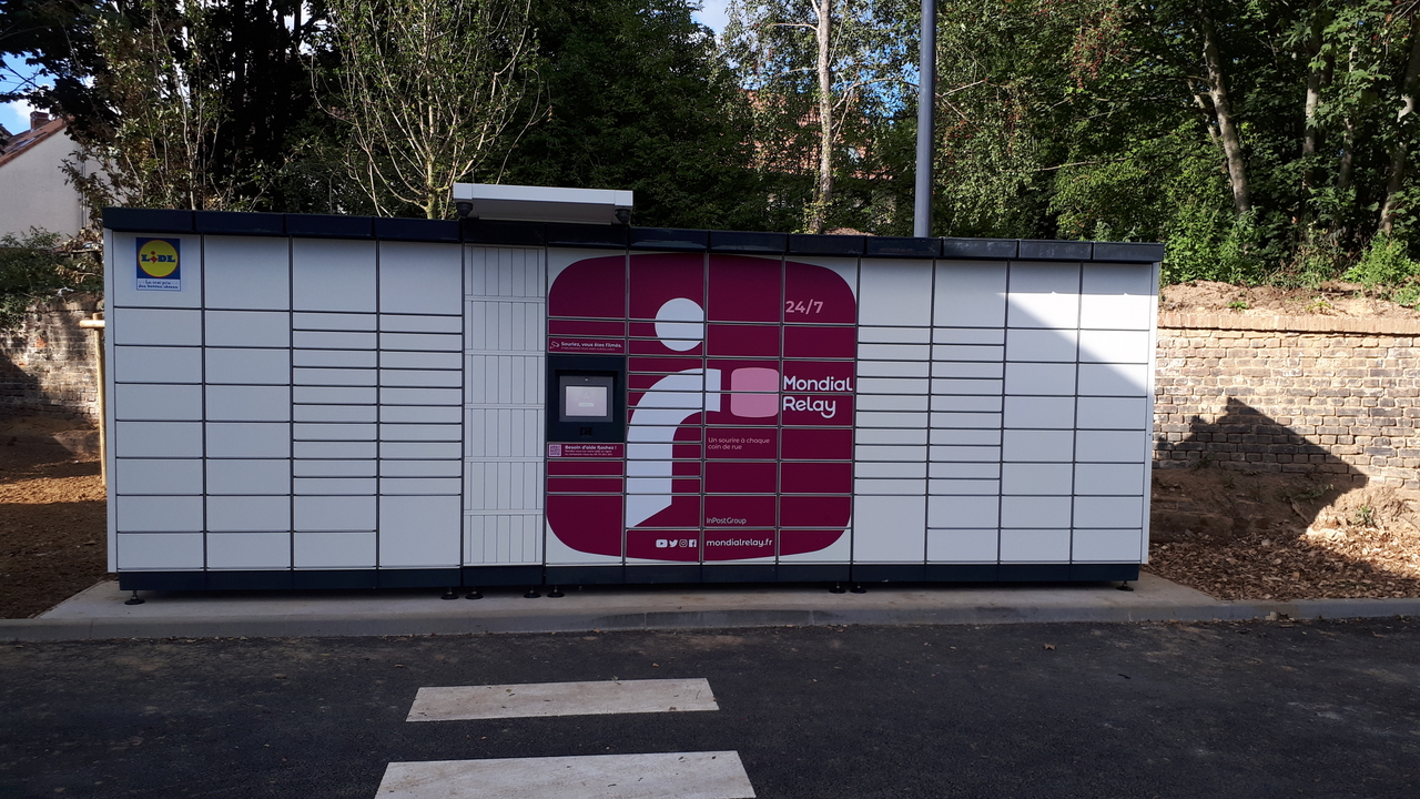 Locker 24/7 Lidl Tourcoing, 19 19 Rue du Canal, 59200 Tourcoing