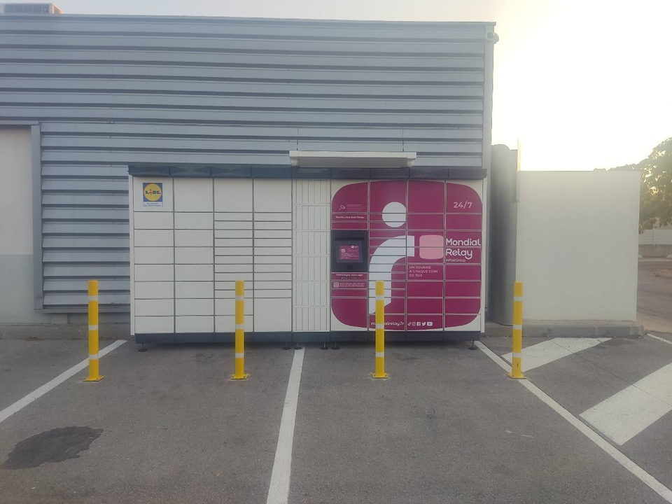 Locker 24/7 Lidl Lunel, 88 Rue Baudelaire, 34400 Lunel