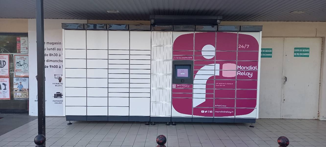 Locker 24/7 Intermarché 27800, 65 65 Rue Saint-Denis, 27800 Brionne