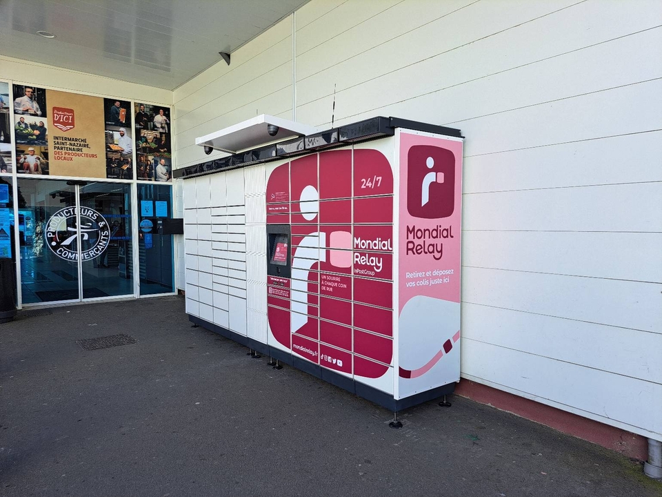 Locker 24/7 Intermarche Saint Nazaire, 41 41 Rue Jacques Offenbach, 44600 Saint-Nazaire