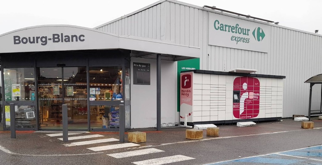 Locker 24/7 Carrefour Express Brest 29860 Bourg-blanc, 50 50 Rue de Brest, 29860 Bourg-Blanc