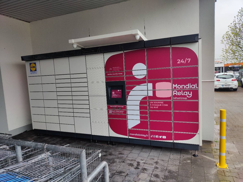 Locker 24/7 Lidl Oberhoffen, 3 Rue du Commerce, 67240 Oberhoffen-sur-Moder