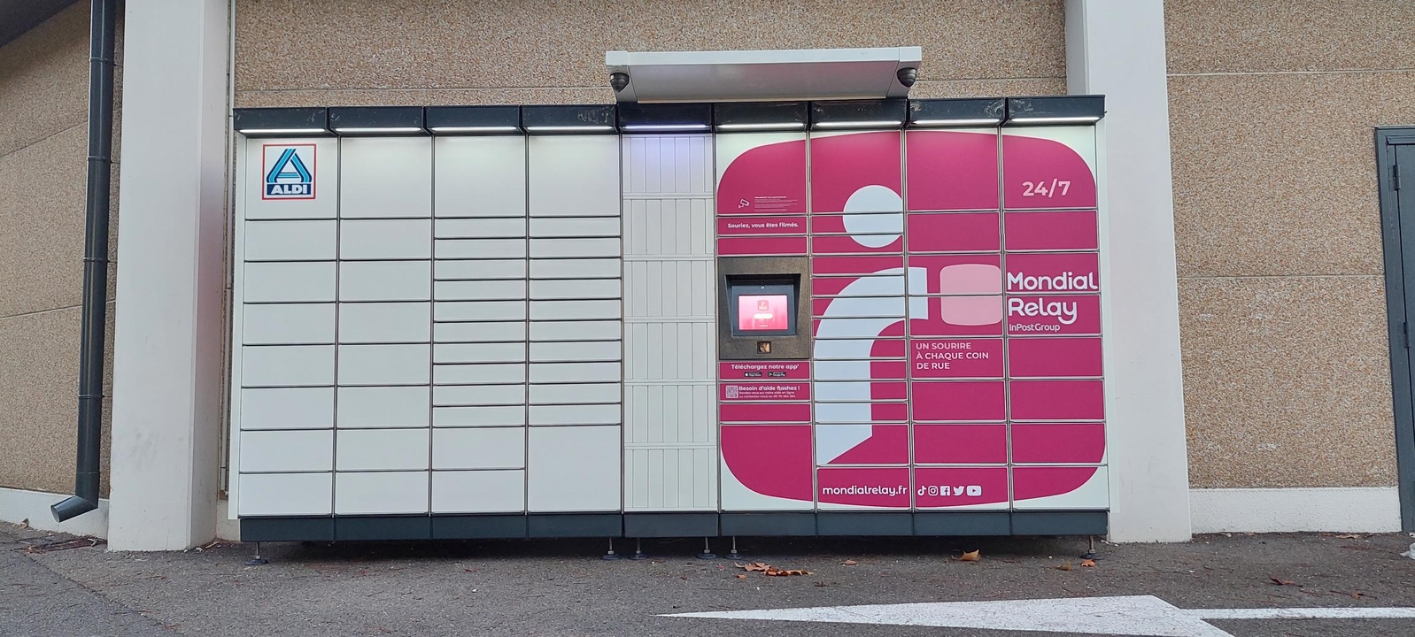 Locker 24/7 Aldi Av Hakeim Nimes, 564 Avenue de Bir Hakeim, 30000 Nîmes