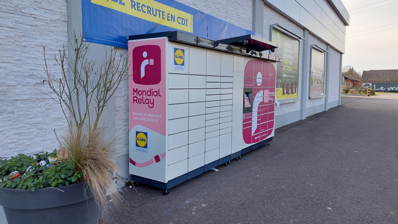 Locker 24/7 Lidl Roinville, 30 Rue du Général de Gaulle, 91410 Roinville