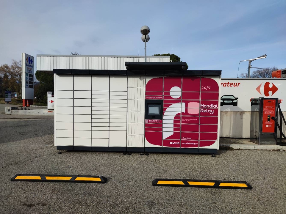 Locker 24/7 Station Carrefour Market Joyeuse, Place de la Gare, 07260 Joyeuse