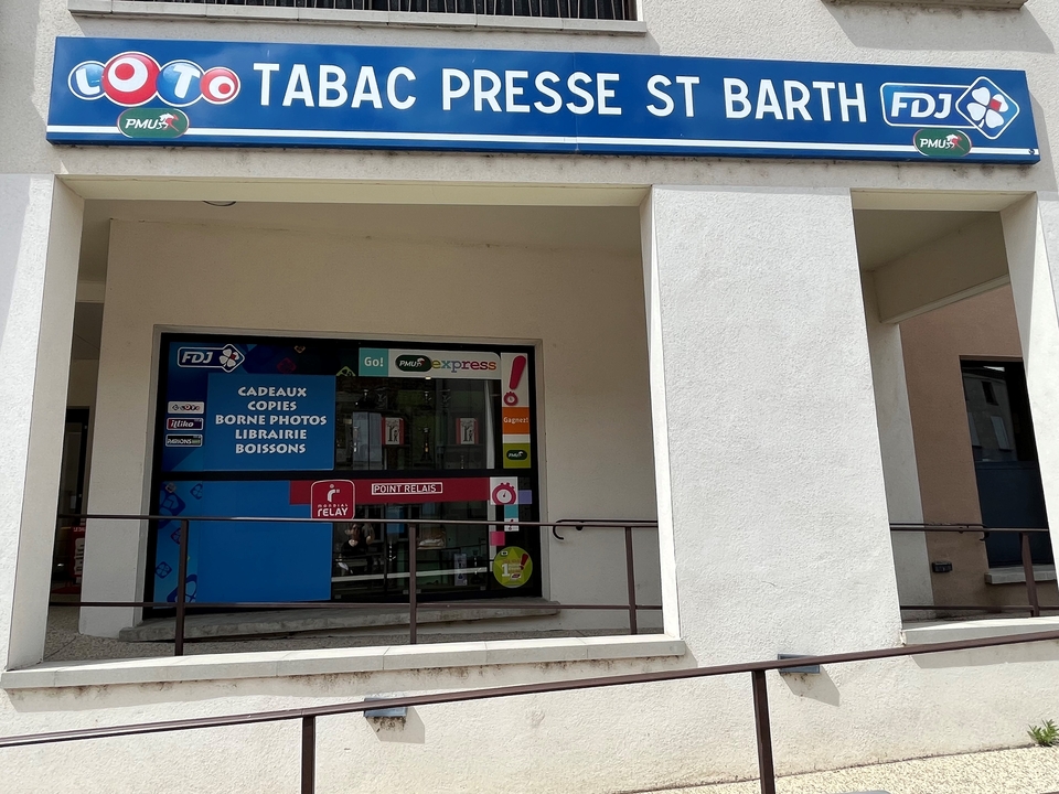 Tabac Presse St Barth, 11 Rue du Vercors, 26240 Saint-Barthélémy-de-Vals