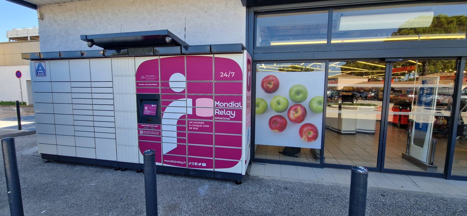 Locker 24/7 Aldi St-Maximin-la-Sainte-Baume, 200 Chemin des Fontaines, 83470 Saint-Maximin-la-Sainte-Baume