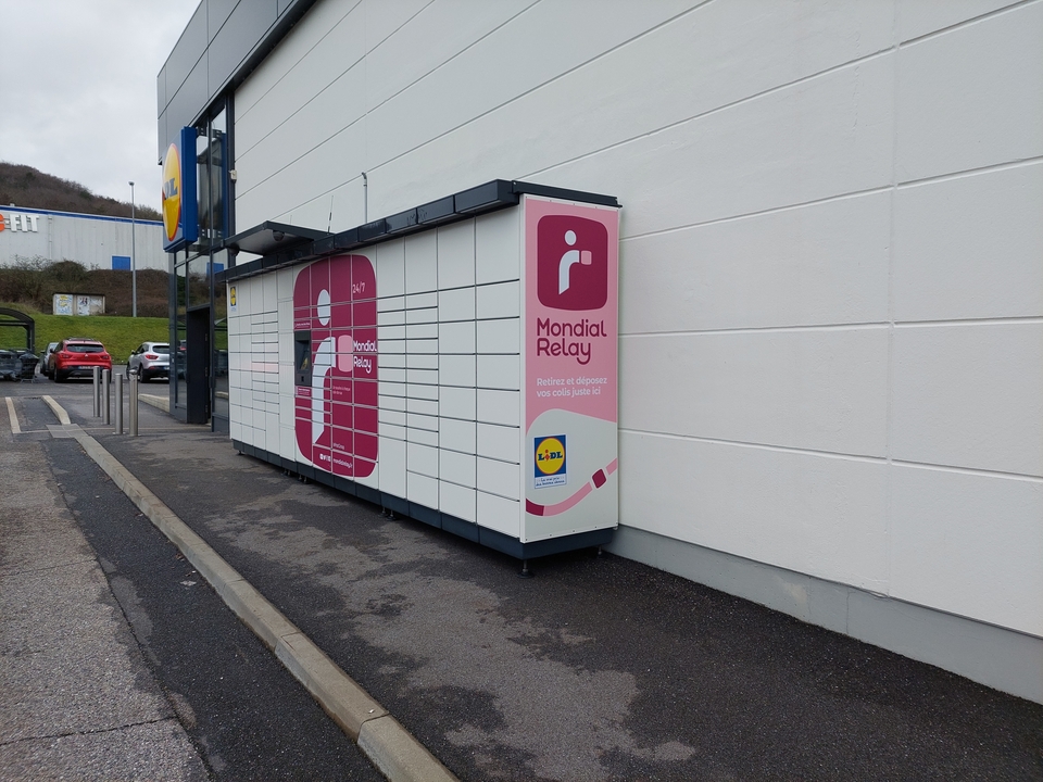 Locker 24/7 Lidl Vallee 54390, 4 Rue de Nerbevaux, 54390 Frouard