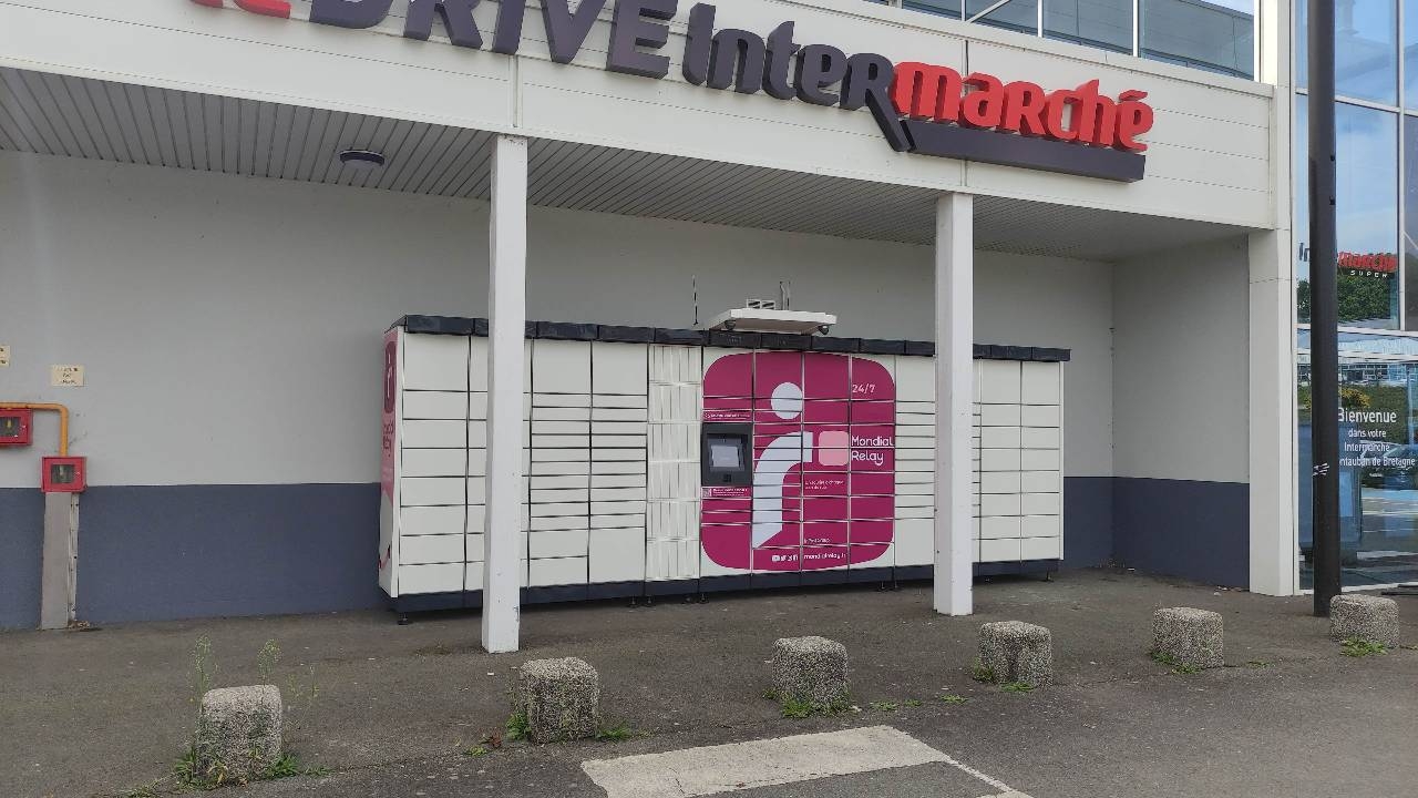 Locker 24/7 Intermarche Montau, 58 58 Rue de Rennes, 35360 Montauban-de-Bretagne