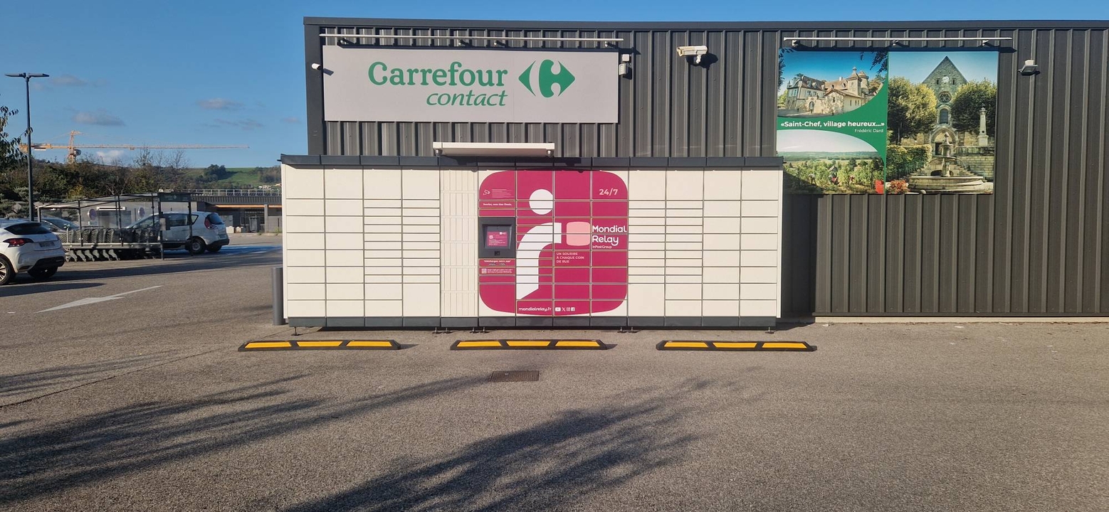 Locker 24/7 Carrefour Contact 38890 St Chef en Dauphine, 130 127 Voie des Contaminés, 38890 Saint-Chef
