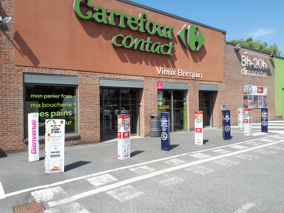 Carrefour Contact, 72 Rue d'Estaires, 59232 Vieux-Berquin