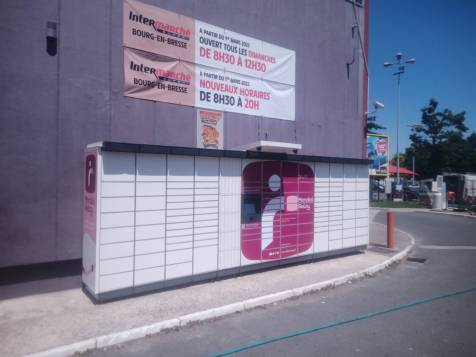 Locker 24/7 Intermarche Bourg, 56 56 Rue du Stand, 01000 Bourg-en-Bresse